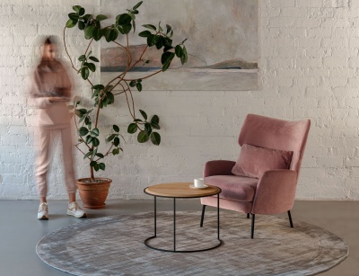 Фото Ковер TERE Light Gray диаметр 200 см