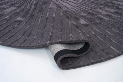 Фото Ковер Radius Dark grey диаметр 200 см