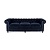 Фото Трехместный диван Chesterfield черновато-синий цвета