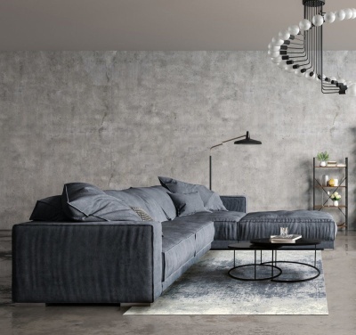 Фото Ковер Illusion Blue Gray 160х230 см
