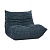 Фото Кресло RONA серо-синего цвета